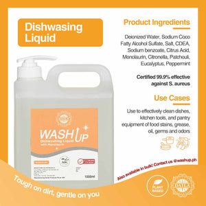 Wash Up Natural Dishwashing Liquid 1 Liter